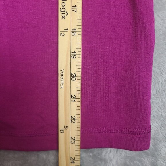 Fabletics Isabel‎ Wide Sleeve Pullover Sweatshirt Sz Medium Wine 0929 Womens - Picture 7 of 9